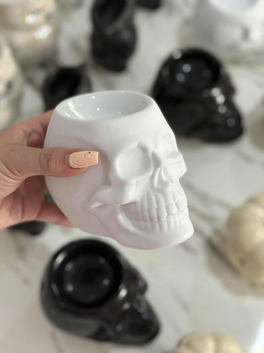 BRULEUR TETE DE MORT BLANCHE